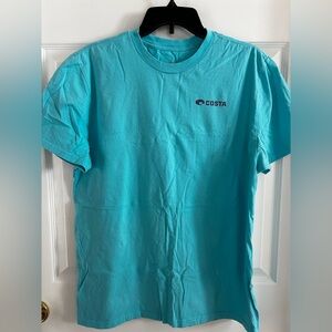 Costa Men's Aqua Short Sleeve Tee